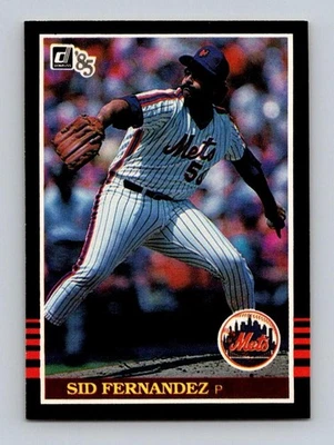 1985 Donruss #563 Sid Fernandez 85D2 - Image 1 of 2