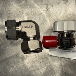 Swagelok SS-1610-9 Edelstahl Rohrverschraubung Überwurfbogen, 1 Zoll - Bild 1 von 2