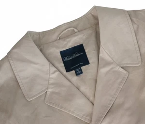 Trench coat uomo 42 S nuovo con etichetta Brooks Brothers Khak 100% cotone made in USA - Foto 1 di 13