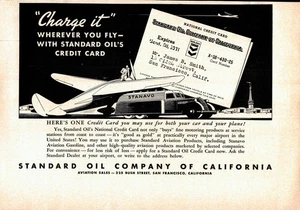 Anuncio impreso de media página Standard Oil Co. Of Ca., San Francisco, Ca., Segunda Guerra Mundial junio 1941 - Imagen 1 de 1