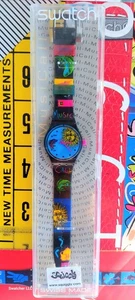Swatch Watch EUROPE IN CONCERT SLB101 1993 Musicall With Squiggly Packaging - Picture 1 of 8