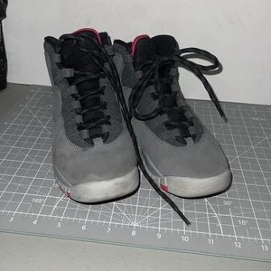 Jordan 10 Retro Rush Pink Dark Smoke Grey Size 5.5 Y Grade School 487211-006 - Picture 1 of 21