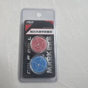 Ball Markers Hat Clip Golf Putting Aid Round Bubble Level High Precision Reader - Picture 1 of 4