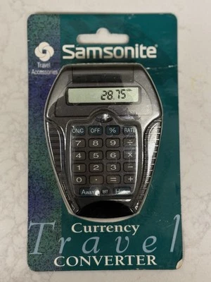 Travel Currency Converter & Calculator  - Pocket Size International - Samsonite - Image 1 of 4