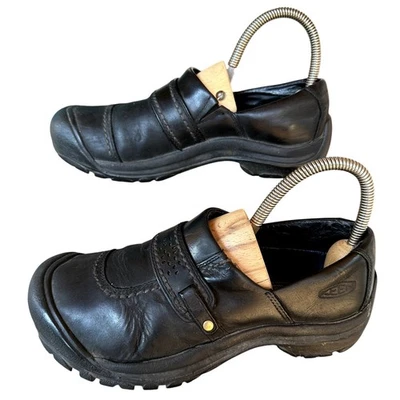 Zuecos de cuero Keen Kaci para mujer 8/UE 38,5 grueso cómodo zapato ortopédico retro Foto 1 de 4