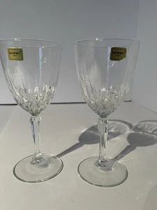 Luminarc Crystal Wine Glass Made In USA Set Of 2~ Elegant Stemware - Picture 1 of 1