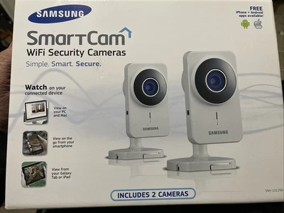 Samsung Smart Cam  WiFi Security Cameras SNH-1011ND Open Box -Includes 2 Cameras - Image 1 of 4