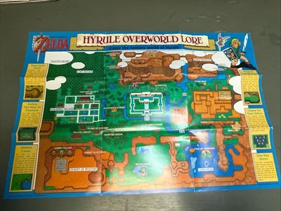Legend Of Zelda, A Link To The Past Hyrule Overworld Map #2 Foto 1 de 4