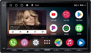 A6PF 7" Autoradio 2 DIN Android, DAB+ Radio, Wireless Carplay E Senza Fili Andro - Foto 1 di 12