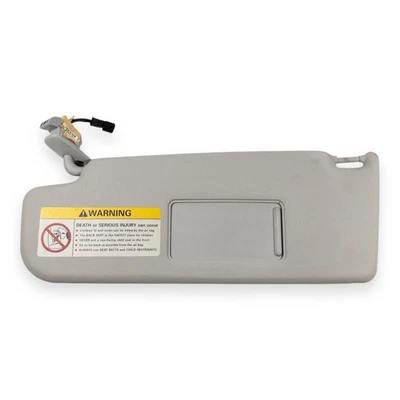 2002-2005 Volkswagen Passat Driver Left Side Sun Visor Gray Lighted - Image 1 of 4