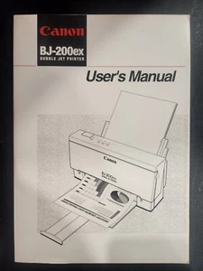 Canon BJ-200ex Bubble Jet Printer User's Manual - Picture 1 of 3