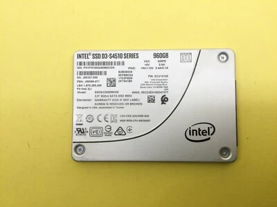 Intel D3-S4510 Series 960GB SATA 6Gb/s 2.5" SATA III SSDSC2KB960G8 — 第 1/3 张图片