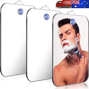 1pc Acrylic Shave Mirror Bathroom Shower Fogless Shaving 20x30cm Anti-Fog - Picture 1 of 6