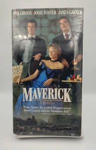 Maverick (VHS, 1994) - Mel Gibson - Jodie Foster - James Garner - Picture 1 of 2