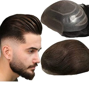 New! FPM Toupee for men 100% Human Hair - Picture 1 of 2