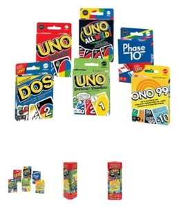 Mattel 6 Pack Card Game UNO Bundle BNIB - Picture 1 of 7