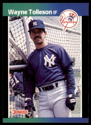 1989 Donruss #659 Wayne Tolleson New York Yankees - Image 1 of 2