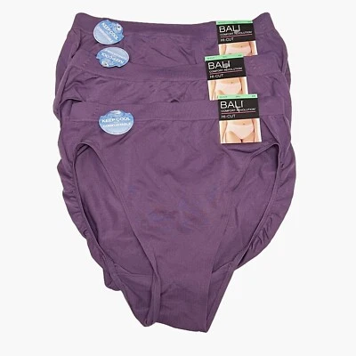 Bali Comfort Revolution Hi-Cut Panty Seamless 8/9 NWT 303J 3 PACK - Image 1 of 3