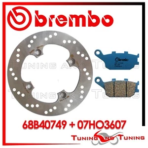 Disco Freno Posteriore BREMBO + Pastiglie CC per HONDA CBR 600 RR 2005 2006 749 - Foto 1 di 1
