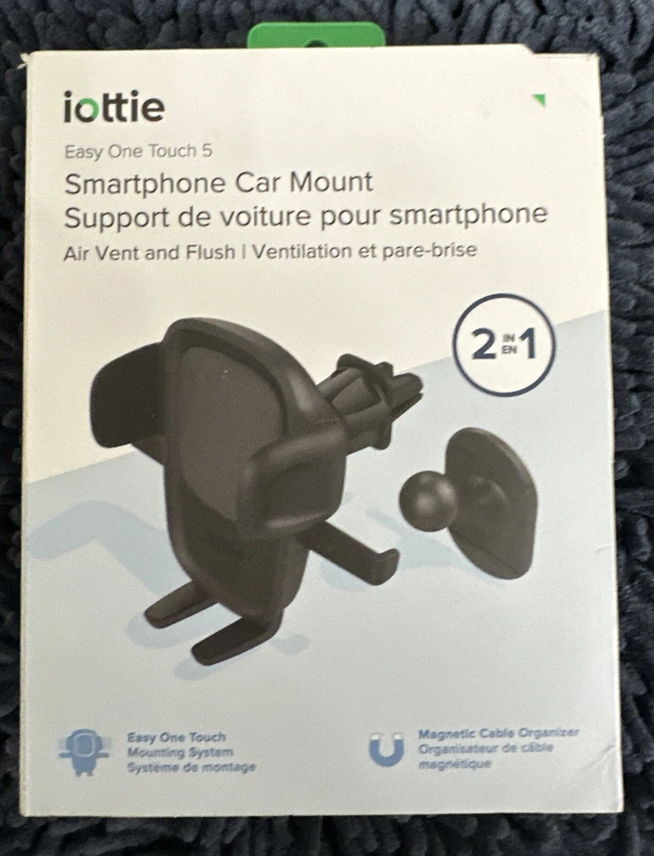 Soporte universal para teléfono iOttie Easy One Touch 5 ventilación de aire montaje en automóvil con montaje empotrado  Foto 1 de 2