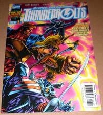 Thunderbolts #1 2nd print Marvel 1997 1st Hallie Takahama Jolt Mark Bagley Pink