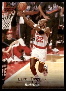 1995-96 Upper Deck Basketball Card Clyde Drexler Houston Rockets #56