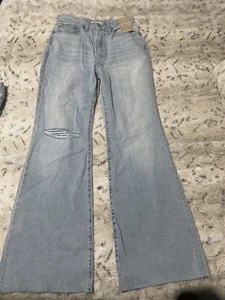 Madewell Baggy Flare Jeans Luzon Wash: Knieschlitz Größe 27 NJ206 - Bild 1 von 11