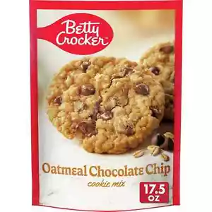 Betty Crocker Oatmeal Chocolate Chip Cookie Mix, 17.5 oz - Picture 1 of 6