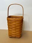 1995 Longaberger Tall Basket with Protector - 13.5"