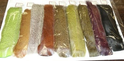 Premo Deer Hair Strips Wapsi USA Rehhaar 9 Farben 37 x 6 cm PREMIUM REHHAAR  - Bild 1 von 4