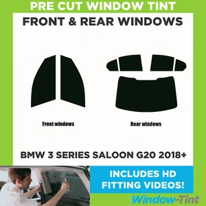 For BMW 3 Series 4-door Saloon G20 2018+ Full Pre Cut Window Tint Kit Film Film - Picture 1 of 5