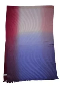 Paul Smith Principal Swirl Dip Dyed Laine / Soie Femmes Écharpe Tout Neuf - Picture 1 of 7