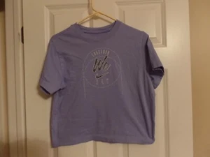 Girl's, Nike Tee Shirt, Powder Blue,Together We Can Fly, Size: Large (Loose), EC - Picture 1 of 7