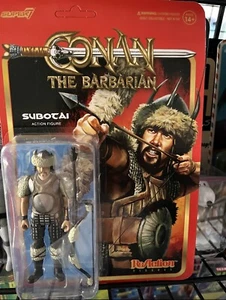 Figura de acción Subotai Conan The Barbarian Super 7 Reaction - Imagen 1 de 1