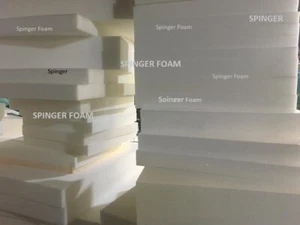 UPHOLSTERY FOAM SHEET BESPOKE SIZE HIGH DENSITY ANY THICKNESS SIZE* - Picture 1 of 23