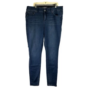Torrid Bombshell Skinny Jeans Womens 14R Blue Mid Rise 5 Pockets Zip Fly Casual - Picture 1 of 12
