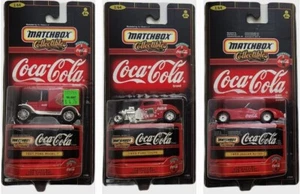 Matchbox Collectibles 98-99 Coca Cola 21 Model T /  33 Coupe / 53 Jag Lot Of 3  - Picture 1 of 7
