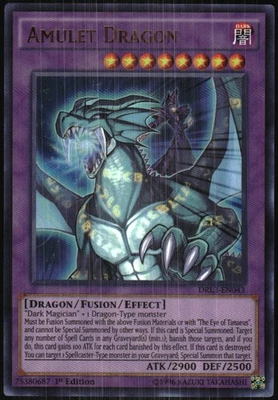 Yu-Gi-Oh! - Dragons of Legend: Unleashed Amulet Dragon 2016 DRL3-EN043 - Image 1 of 2