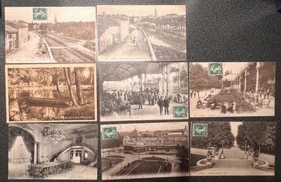 8 Carte postale Vittel Années 1910 1930 - Photo 1/2