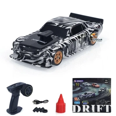 1/43 Scale RC Drift Race Car Gyro 4WD Ready to Go Mini Car Toy High Speed Model - Bild 1 von 4