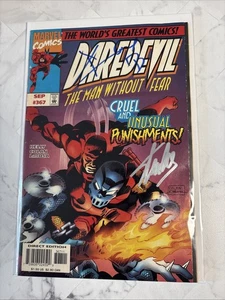 Daredevil #367 2X SIGNED STAN LEE & CHARLIE COX WITH COA - Water Damaged - Picture 1 of 12