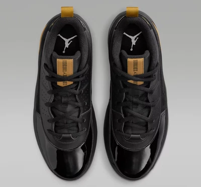 Jordan Max Aura 7 Shoes Black Metallic Gold Men's | Size 7.5 - 14 - Image 1 of 4