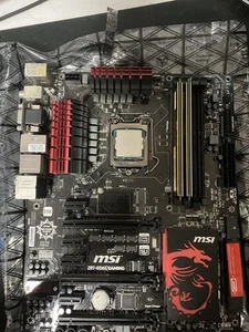 Msi Z87 Motherboard Combo I7-4770K Cpu + 16Gb (2X8Gb) Ddr3 Ram Kit - Picture 1 of 3