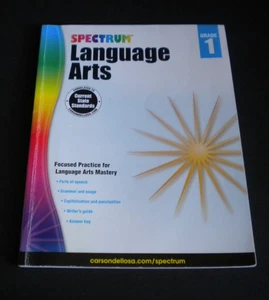 +Spectrum Language Arts, Grade 1 by Spectrum (2014, Trade Paperback) - Picture 1 of 1