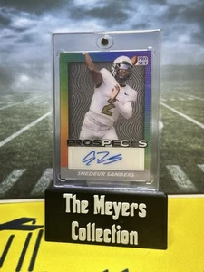 2024 Leaf Pro Set Metal Prospects Lenticular Shedeur Sanders Auto Buffaloes🔥💎 - Picture 1 of 3