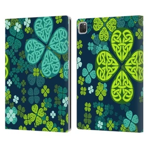 HEAD CASE DESIGNS CELTIC SHAMROCK LEATHER BOOK WALLET CASE COVER FOR APPLE iPAD - Picture 1 of 11