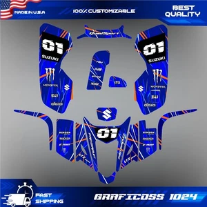 Kit de gráficos personalizados para pegatinas y calcomanías ATV Suzuki LTZ400 (2003-2008) - Imagen 1 de 8
