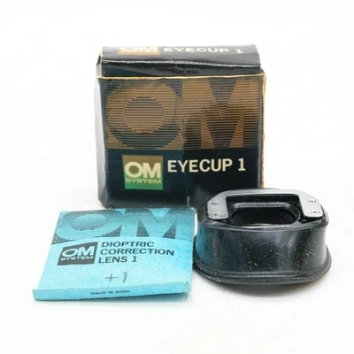 NOS Olympus OM System Rubber Eye Cup with Optional +1 Dioptric Insert - Image 1 of 4
