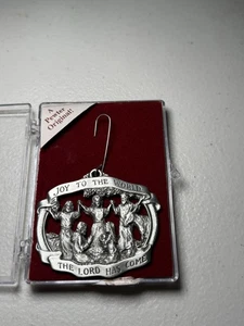 De colección Editorial Concordia Peltre Belén Belén Adorno de Navidad 1991 - Imagen 1 de 6