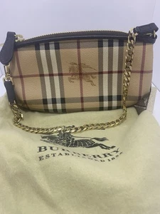 Burberry Haymarket Check Clara Pochette - Picture 1 of 10